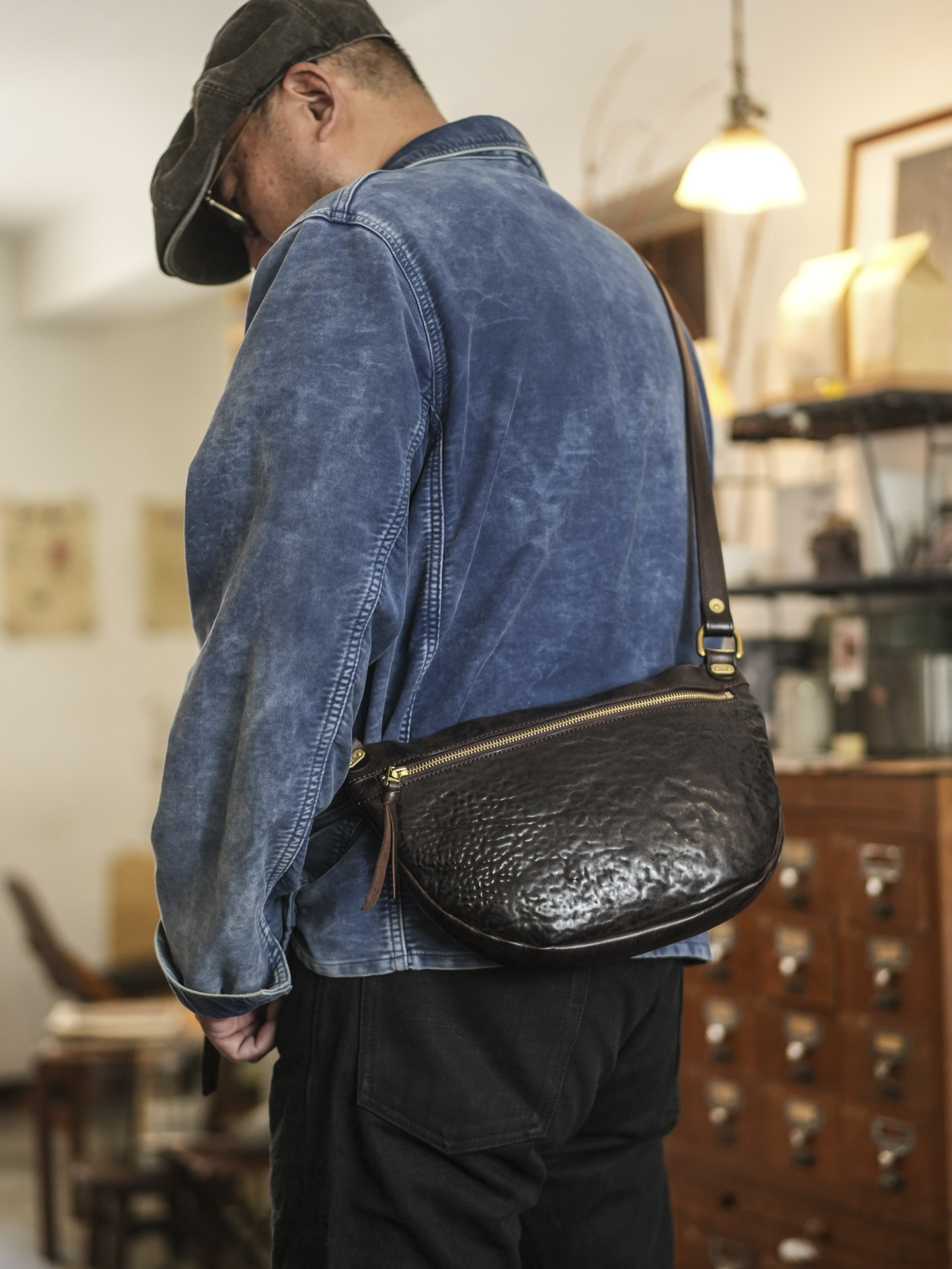 Travel Organizer Men - 오거나이저 디자이너 수제 정품 가죽 남성용