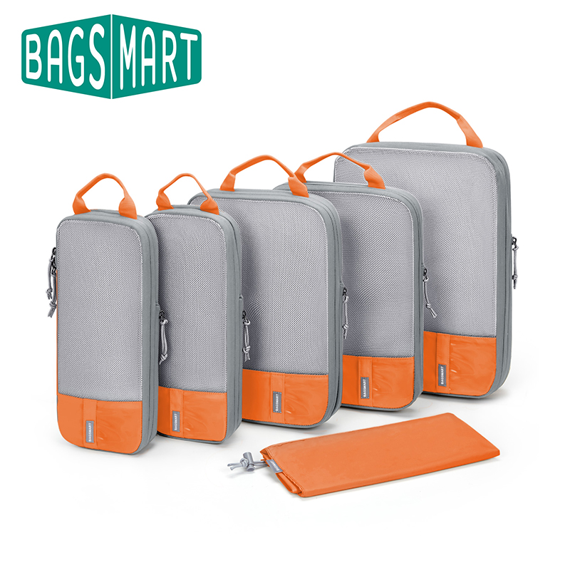 Travel Organizer Men - BAGSMART 여행용 압축 포장 큐브, 경량