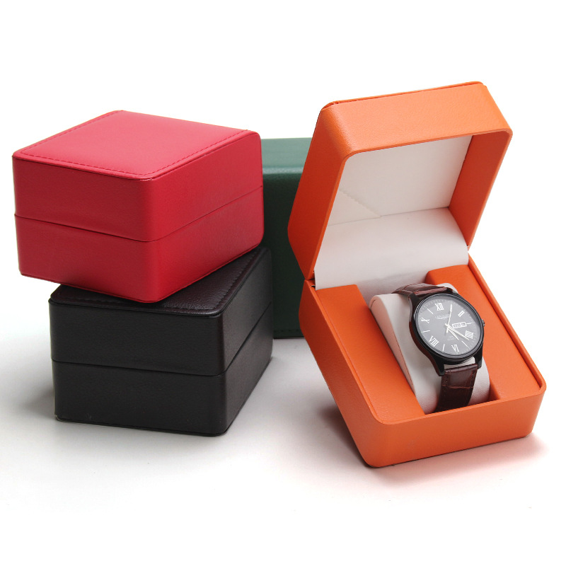 Men Accessories Organiser - 시계 보관함 PU 싱글 시계 디스플레이