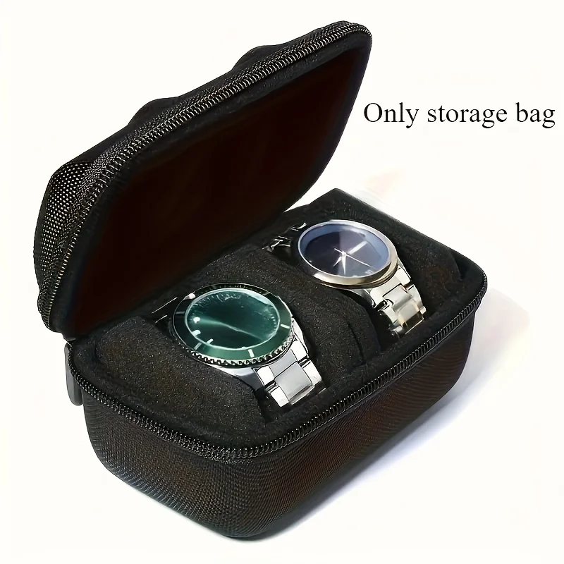 Men Accessories Organiser - 하드쉘 2 슬롯 시계 여행용 케이스