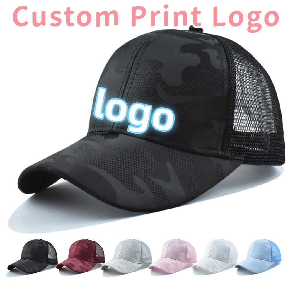 Hat Snapback Cap - 맞춤형 로고 인쇄 여름 통기성 메쉬