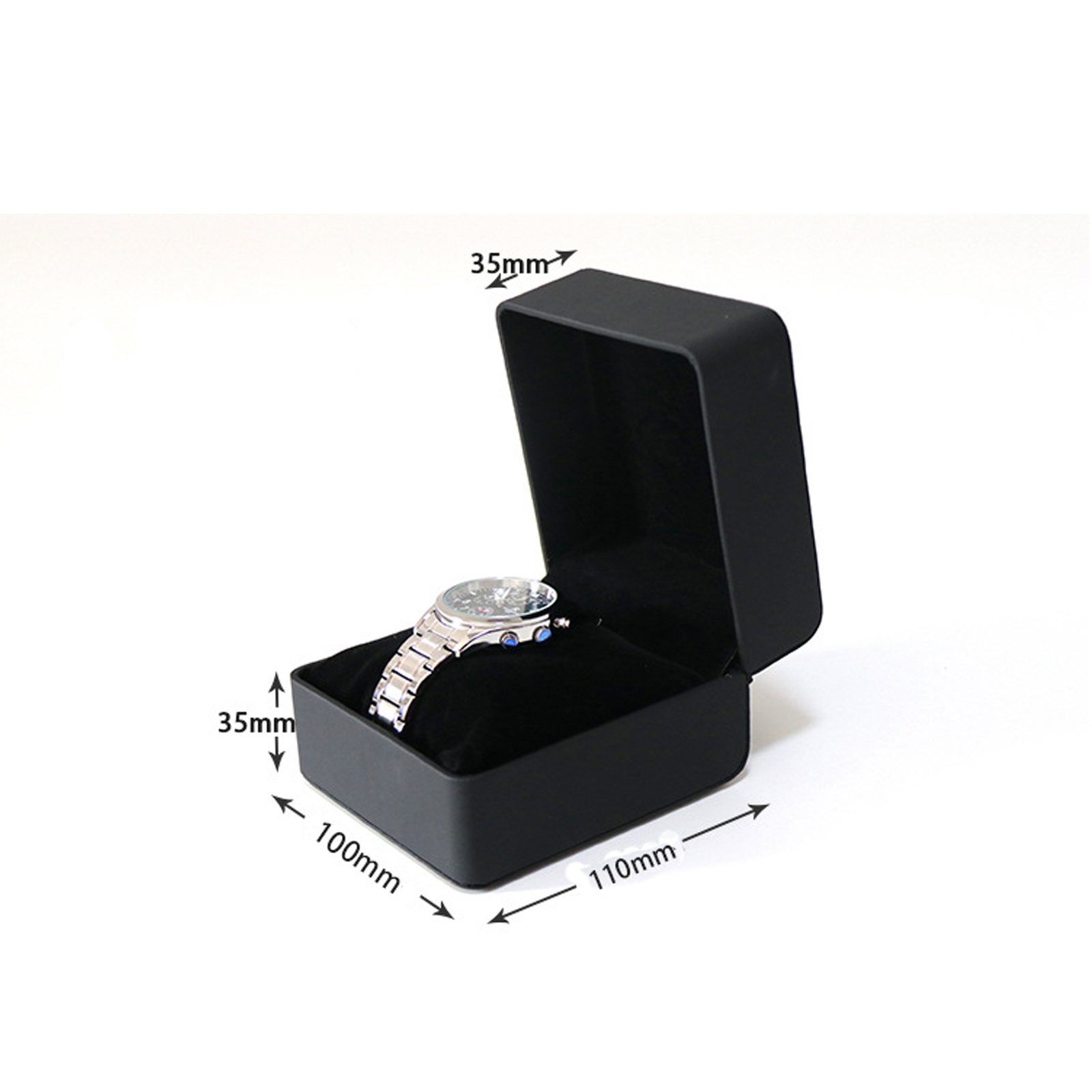 Lnofxas 블랙 싱글 시계 선물 상자 베개 PU 가 - Men Accessories Organiser 리뷰 및 가격