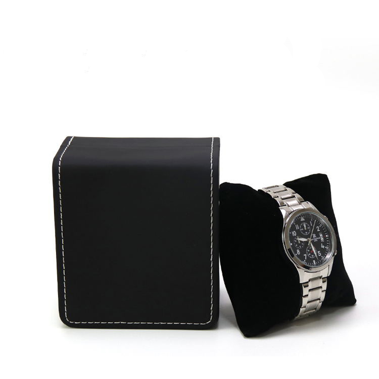Lnofxas 블랙 싱글 시계 선물 상자 베개 PU 가 - Men Accessories Organiser 리뷰 및 가격