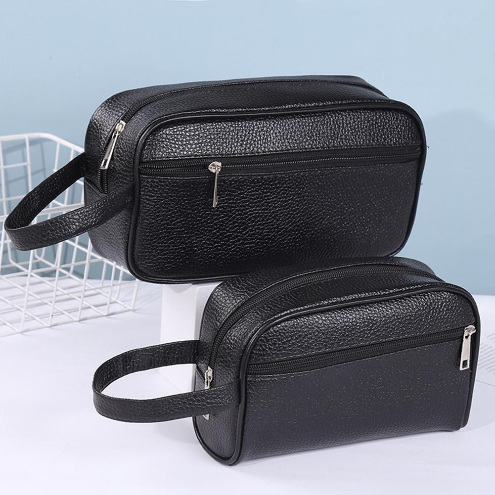 남성 비즈니스 여행 가방 빈티지 손목 가방 PU 가죽  - Men Accessories Organiser 리뷰 및 가격