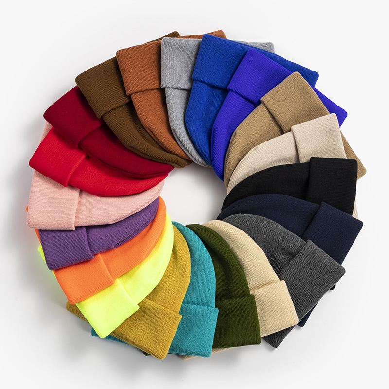 맞춤형 로고 인쇄 남성 클래식 단색 니트 모자 기본 스 - Men'S Accessories Designer 리뷰 및 가격
