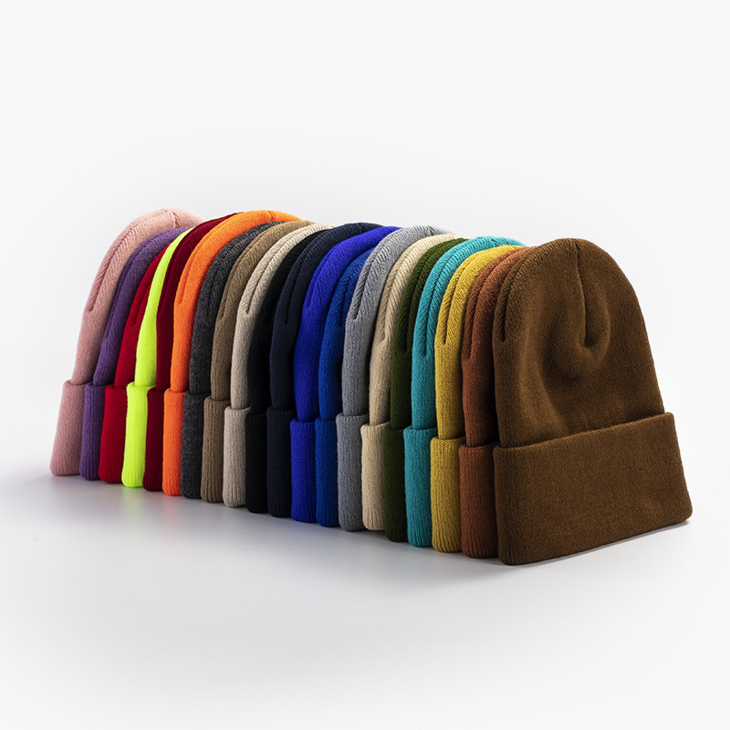 맞춤형 로고 인쇄 남성 클래식 단색 니트 모자 기본 스 - Men'S Accessories Designer 리뷰 및 가격