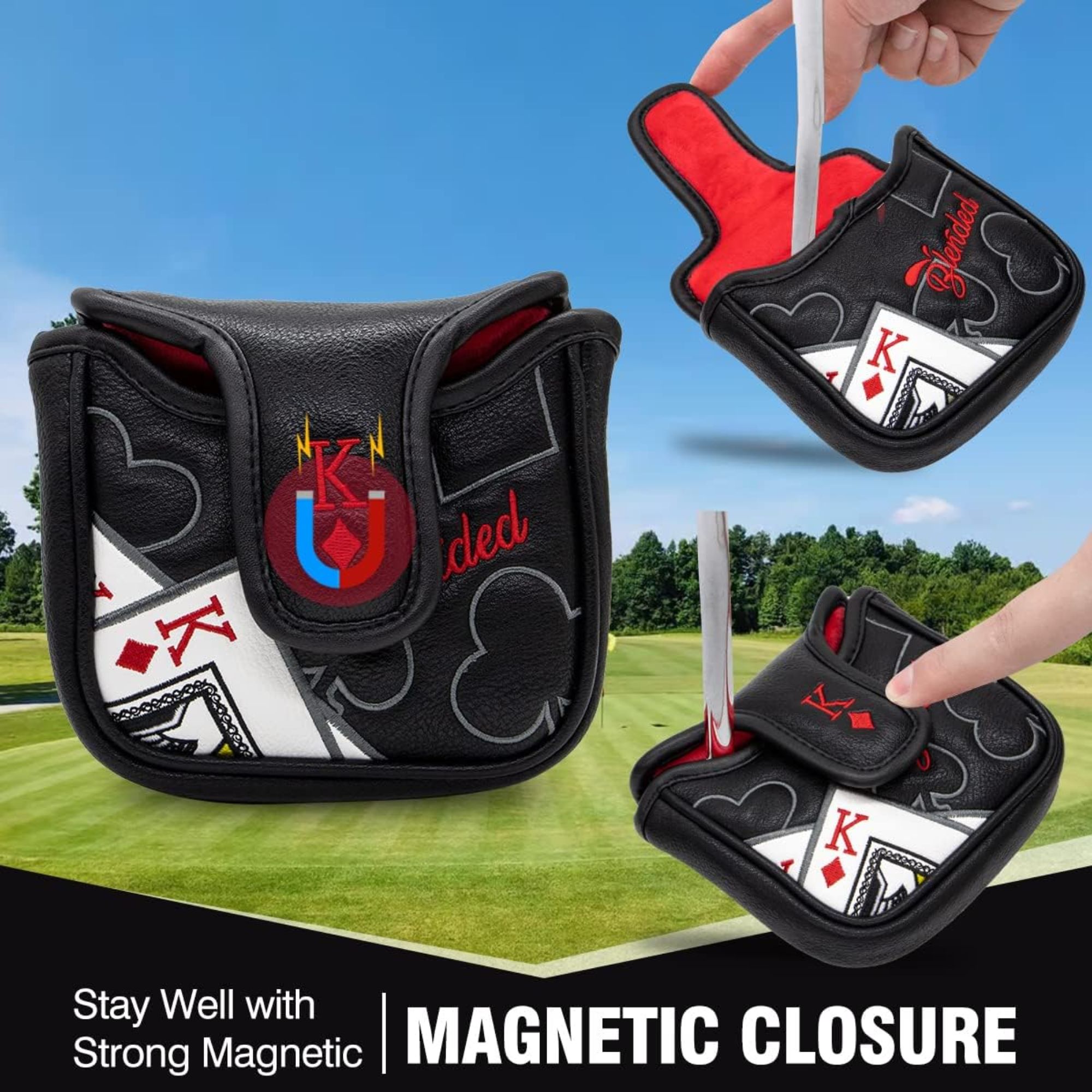 대부분의 브랜드에 적합한 자석 잠금 장치가 있는 하트의 - Men'S Accessories Golf 리뷰 및 가격