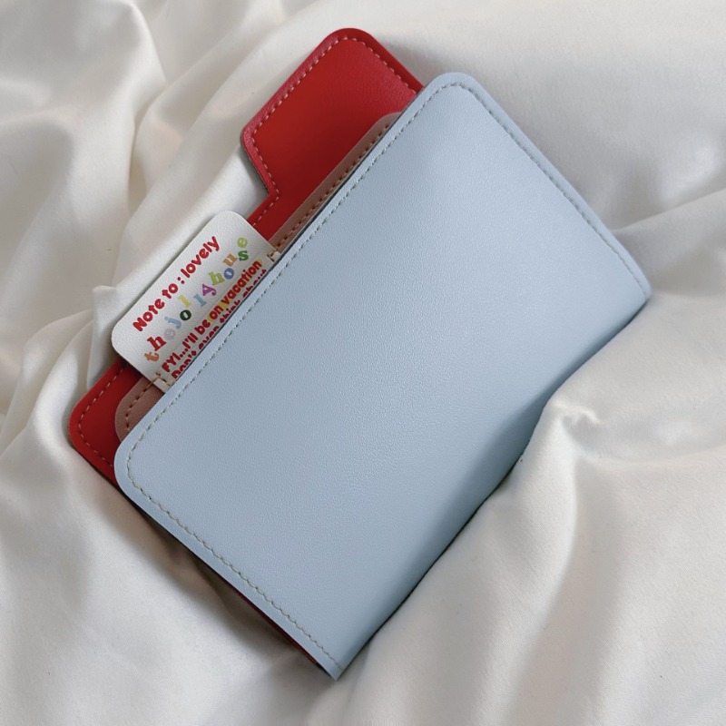 Ins 컬러 블록 여권 홀더 다기능 여행 지갑 카드 파 - Travel Organizer Men 리뷰 및 가격