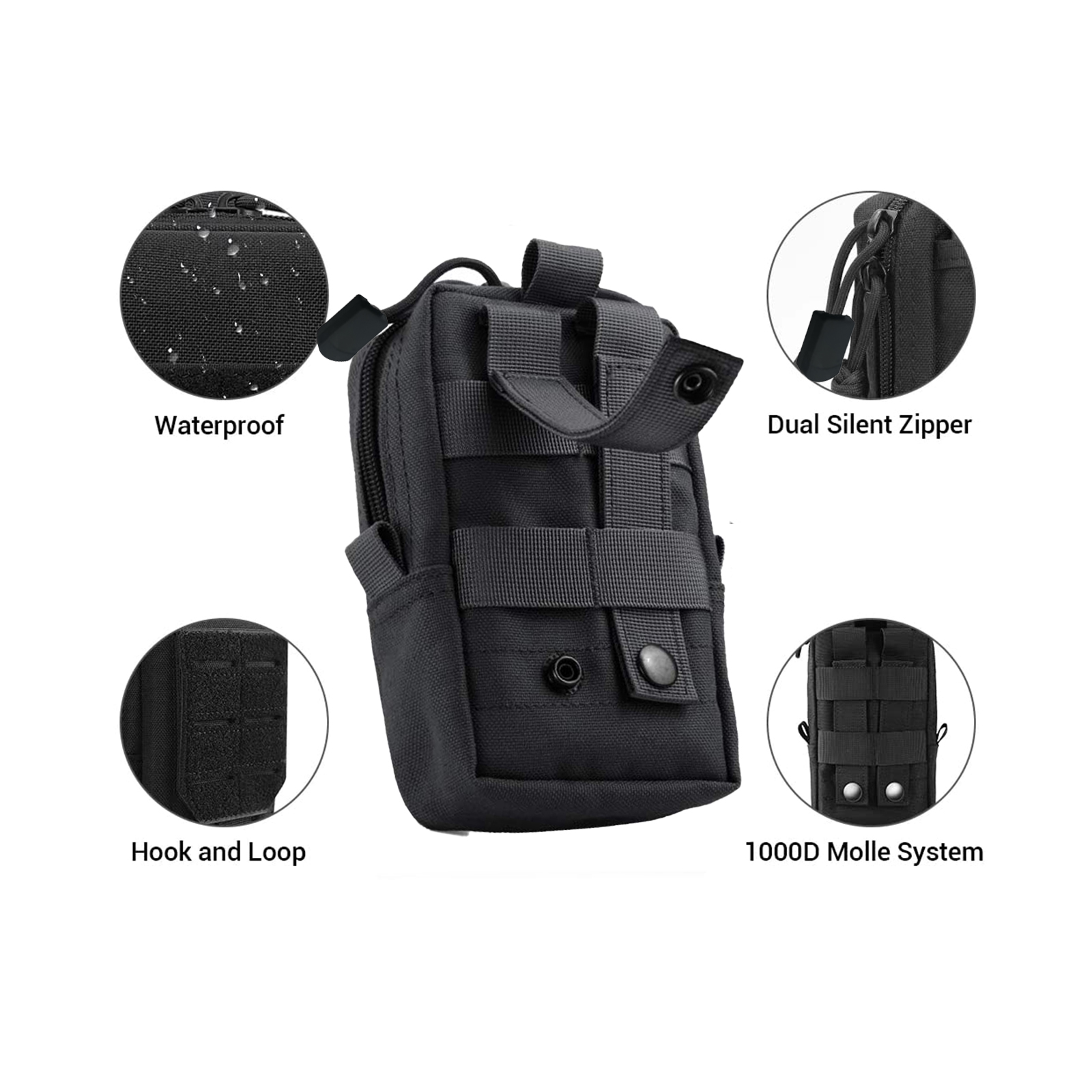 남성용 전술 몰리 파우치, 허리 가방, 야외 EDC 도 - Men Accessories Organiser 리뷰 및 가격