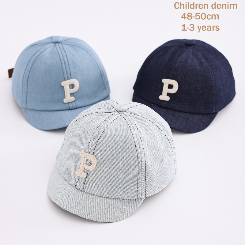 키즈 데님 야구 모자 48-50cm 워싱 코튼 캐주얼  - Hat Snapback Cap 리뷰 및 가격