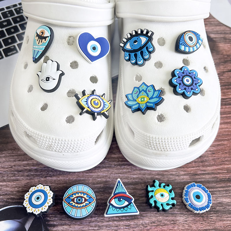 신상품 악마의 눈 신발 장식 핀 크록스 액세서리 데코레 - Men'S Accessories Crocs 리뷰 및 가격