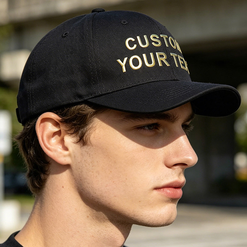 커스텀 3D 텍스트 햇 트러커 캡 남녀공용 단색 햇빛  - Hat Snapback Cap 리뷰 및 가격